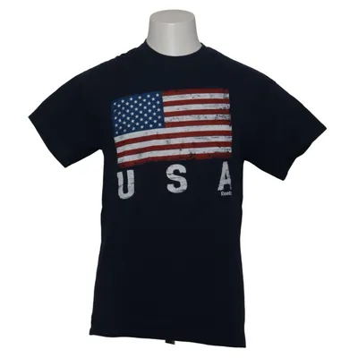 T-shirt (Bleu) de Reebok Coton