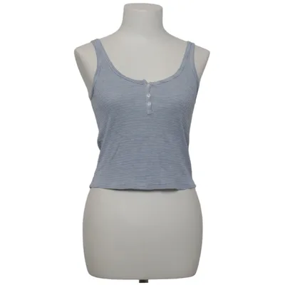 Tank Top (Blue, White) from Brandy Melville Cotton