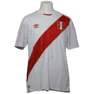 Maillot de football (Blanc, Rouge) de Umbro Élasthane, Polyester