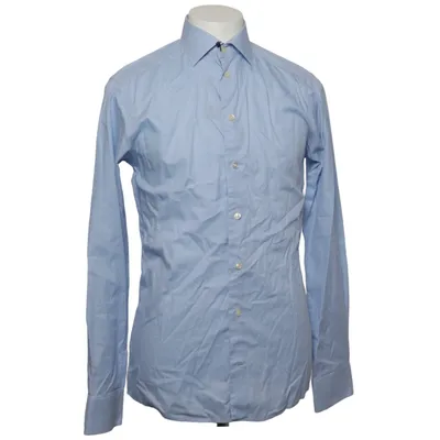 Shirt (Blue, White) from Eton Cotton