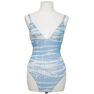 Swimsuit (Blue, White) from KiWi Saint-Tropez Elastane, Polyamide