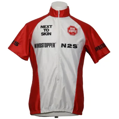 Bicycle shirt (Red, White) from Wind Stopper Polyester