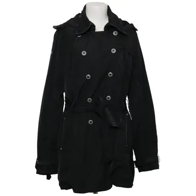 Trenchcoat (Schwarz) von Dreimaster Baumwolle, Polyester
