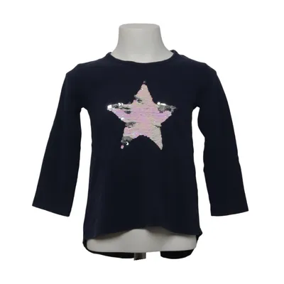Langærmet t-shirt (Blå) fra Happy Girls Bomuld, Elastan