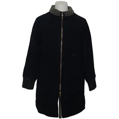 Coat (Blue) from IQ+ Berlin Acrylic, Cotton, Polyester, Viscose, Wool