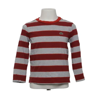 T-shirt à manches longues (Rouge, Gris) de Lacoste Coton