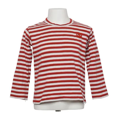 Langærmet t-shirt (Rød, Hvid) fra Comme des Garçons PLAY Bomuld