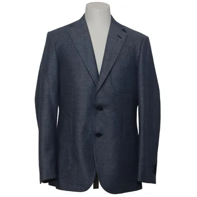 Blazer (Bleu, Blanc) de Boggi Milano Mohair, Viscose, Laine