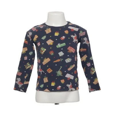 Langarmshirt (Blau, Mehrfarbig) von John Cabot Baumwolle