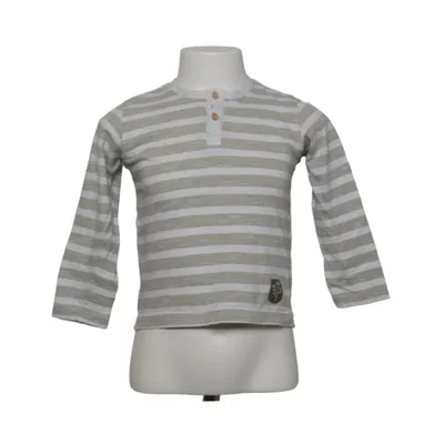 Henley shirt (Green, White) from Pusblu Cotton