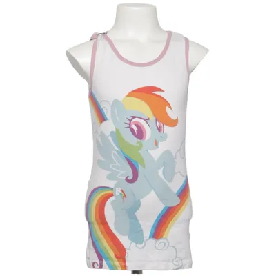Débardeur (Blanc, Multicolore) de My Little Pony Coton, Élasthane