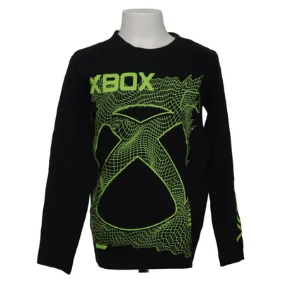 Långärmad t-shirt (Svart, Grön) från Xbox Bomull