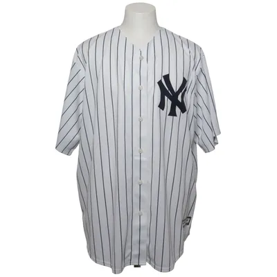 Baseballtrøje (Hvid, Blå) fra Majestic Polyester