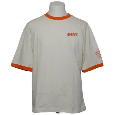 T-shirt (Hvid, Orange) fra Aperol Økologisk bomuld