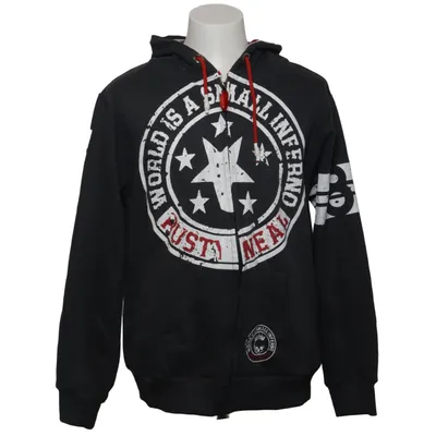 Hoodie (Gray) from Rusty Neal Cotton, Polyester