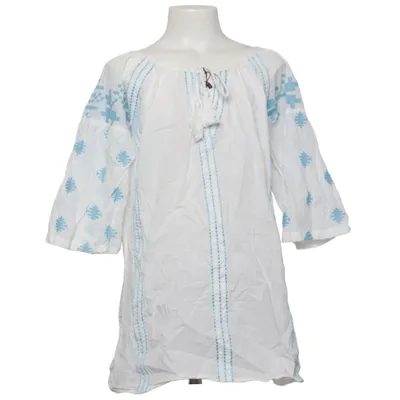Tunika (Weiß, Blau) von Karisma Baumwolle