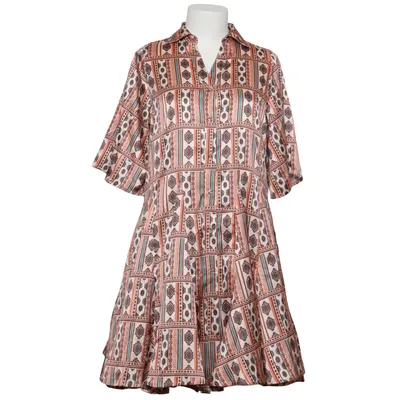 Jurk (Beige, Meerkleurig) van Niza