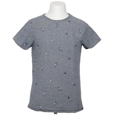 T-shirt (Grå) från No Excess Bomull, Elastan