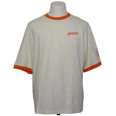 T-shirt (Hvid, Orange) fra Aperol Økologisk bomuld