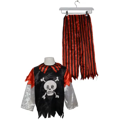 Maskeradkläder (Röd, Svart) från Crazy Days Polyester