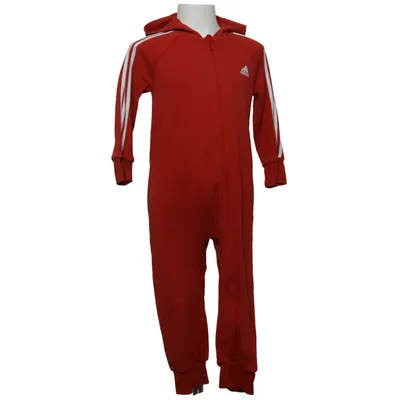 Heldragt (Rød, Hvid) fra Adidas Bomuld, Genanvendt polyester