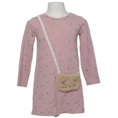 Kleid (Pink) von A Punto. Baumwolle, Elasthan