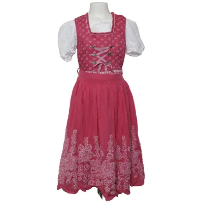 Dirndl (Rose, Blanc) de Turi Landhaus Coton