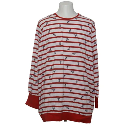 Long sleeve T-shirt (Red, White, Multicolored) from Normann Cotton