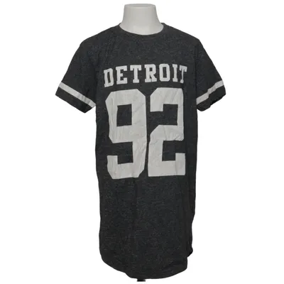 T-shirt (Grå, Hvid) fra Rebel by Primark Bomuld, Polyester
