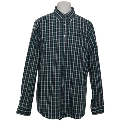 Buttondown-skjorta (Grön, Vit, Blå) från Tailor & Son Bomull