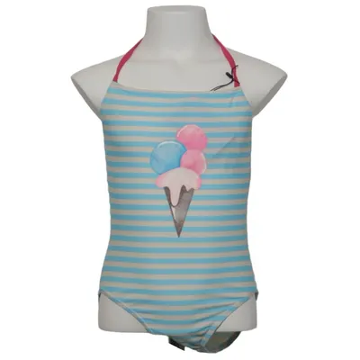 Maillot de bain une pièce (Bleu, Blanc, Rose) de Name It Élasthane, Polyester