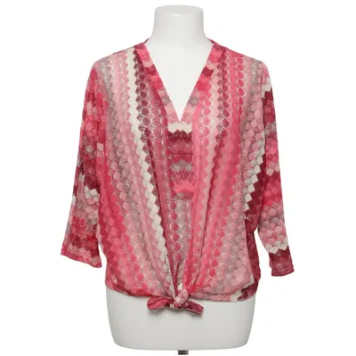 Wrap cardigan (Pink, Multicolored) from Chica London Elastane, Polyester