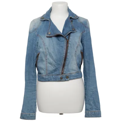 Denimjakke (Blå) fra Mango Jeans Bomuld, Elastan