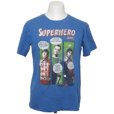 T-shirt (Blauw, Meerkleurig) van The Big Bang Theory Katoen