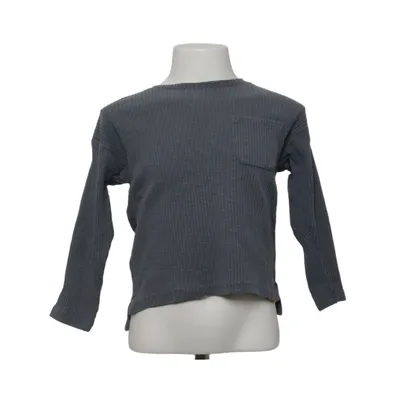 T-shirt à manches longues (Bleu) de Lil' Atelier Élasthane, Coton biologique