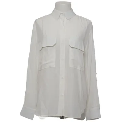 Chemise (Blanc) de Zeta Otto Coton, Élasthane