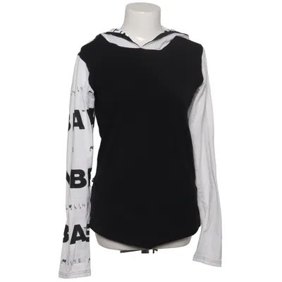 Hoodie (Black, White) from Nebbia Cotton, Elastane