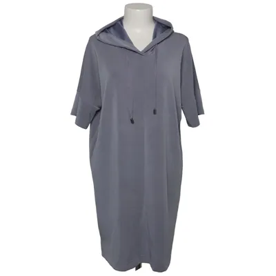 Hood dress (Blue) from Cable & Gauge Elastane, Modal, Polyester
