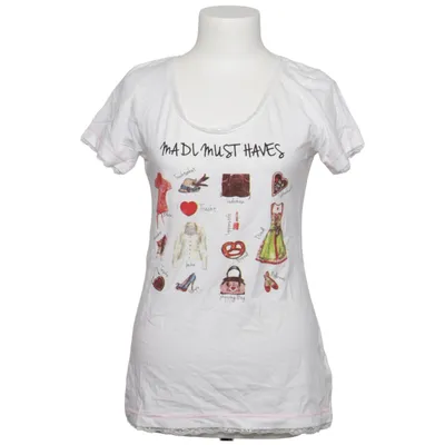 T-shirt (Vit, Flerfärgad) från Krüger Madl Bomull, Elastan