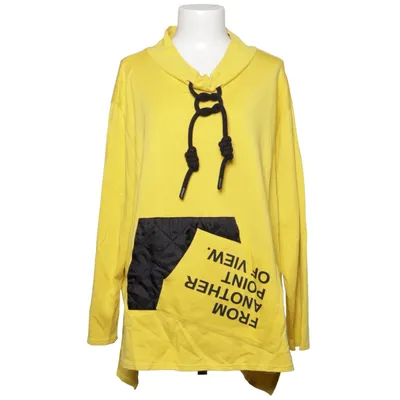Hoodie (Yellow) from Doris Streich Cotton, Elastane, Modal, Polyester