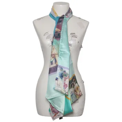 Shawl (Multicolored) from Alfredo Pauly Silk