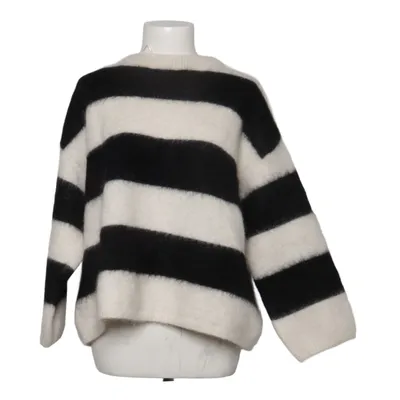 Sweater (Sort, Hvid) fra H&M Premium Quality Elastan, Mohair, Polyamid, Uld