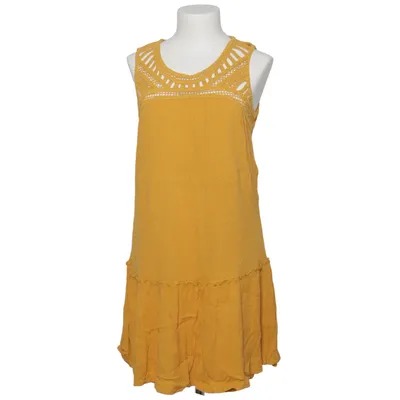 Robe (Jaune) de Yessica Coton, Polyamide, Polyester, Viscose