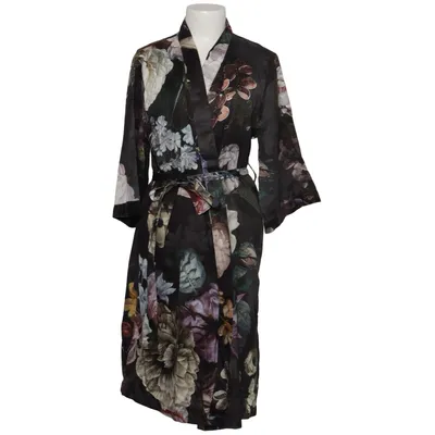 Dressing gown (Black, Multicolored) from Essenza Cotton