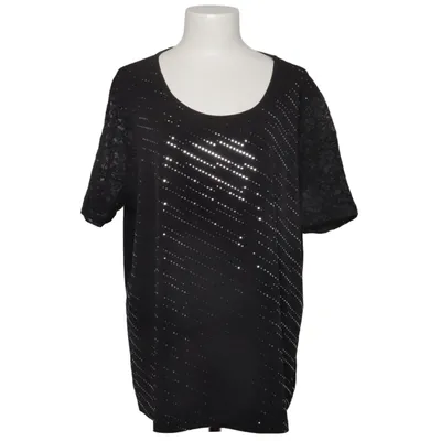 Haut (Noir) de Komplimente Élasthane, Polyamide, Polyester