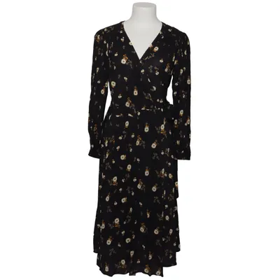 Robe portefeuille (Noir, Jaune, Blanc) de Velvet Viscose