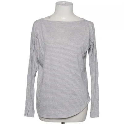 Långärmad t-shirt (Grå, Vit) från People Wear Organic Elastan, Ekologisk bomull