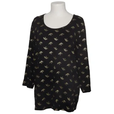 Långärmad t-shirt (Svart, Guldfärgad) från Karen Scott
