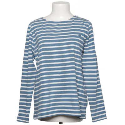 Långärmad t-shirt (Blå, Vit) från TwoThirds Bomull