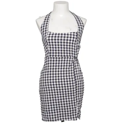 Halterneck-kjole (Blå, Hvid, Flerfarvet) fra ASOS Design Elastan, Polyester